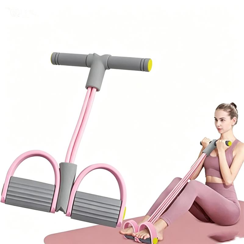 Yoga Pedal Puller Fitness Equipment - Bandas de resistencia de 4 tubos,