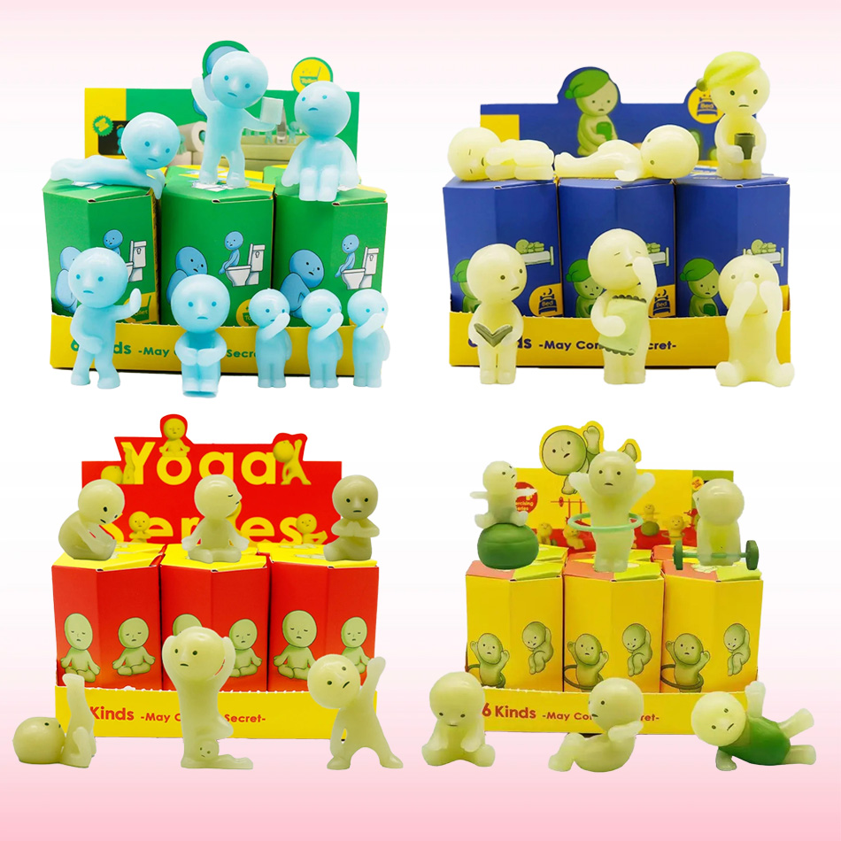 Yoga In Fitness First - Figuras Miniatura que Brillan en la