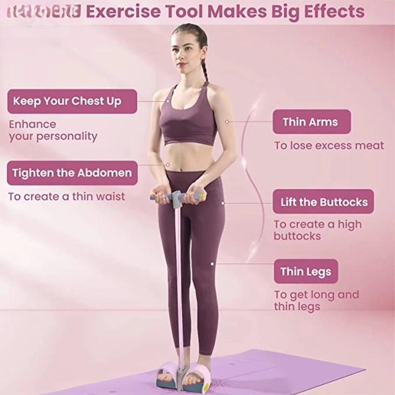 Yoga Pedal Puller Fitness Equipment - Nuevas Bandas de Resistencia de 4