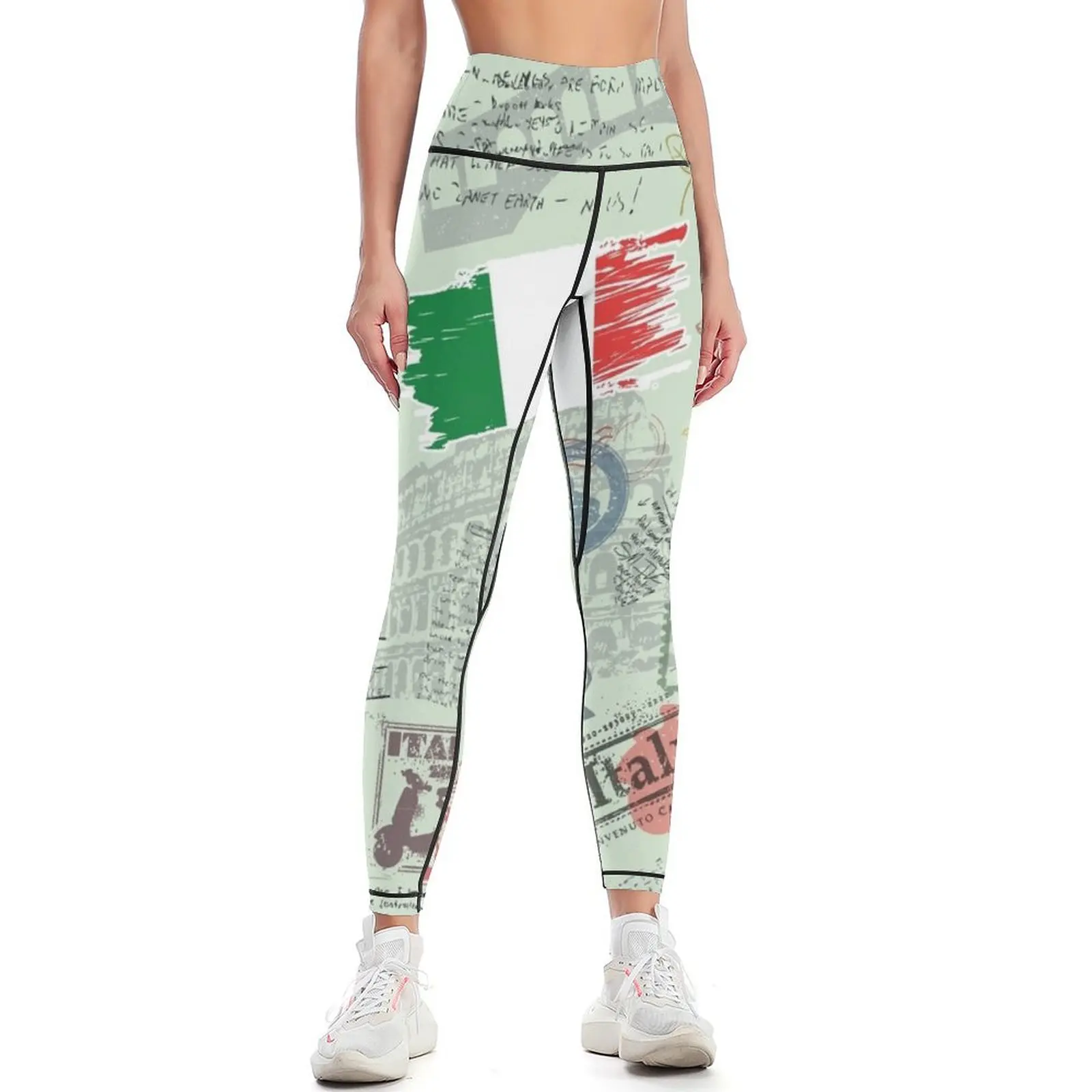 Yoga Fitness World - World Travel - Italia - Leggings