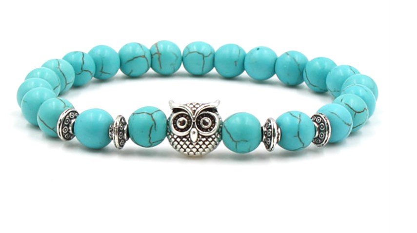 Yoga Fitness Tracker - Pulsera de búho tdft54 para hombre