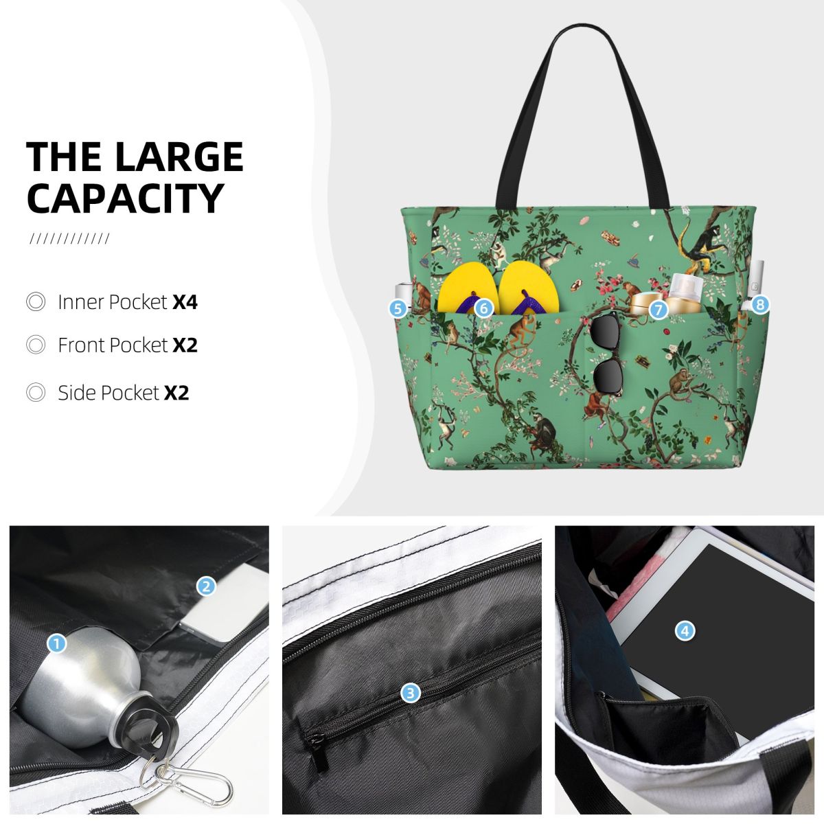 Bolso de mano Monkey World Gre - Yoga Fitness World reseña y precio