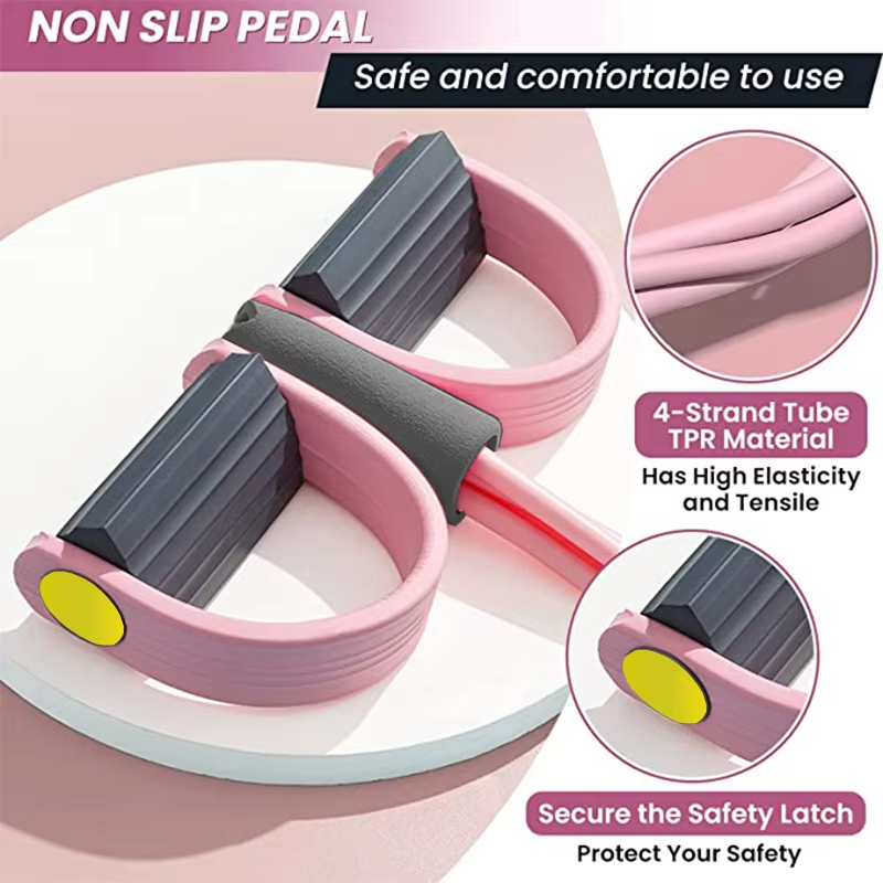 Bandas de Resistencia de 4 Tub - Yoga Pedal Puller Fitness Equipment reseña y precio