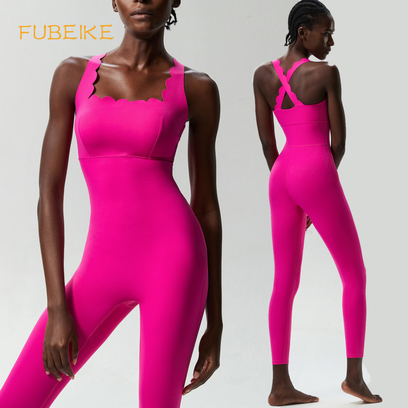 FUBEIKE onda pequeña belleza e - Yoga Fitness Jumpsuit reseña y precio