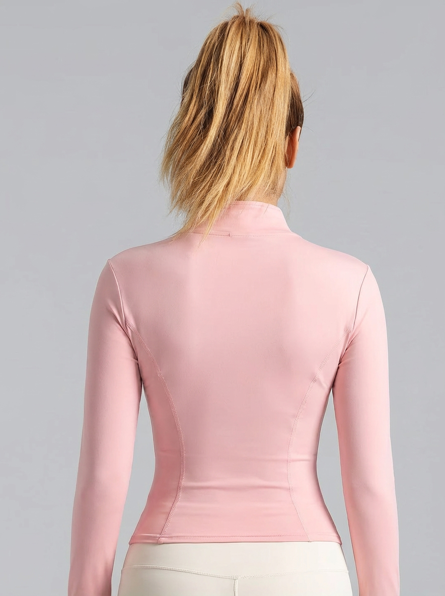 Nueva Chaqueta Deportiva Rosa  - Yoga Fitness Women reseña y precio
