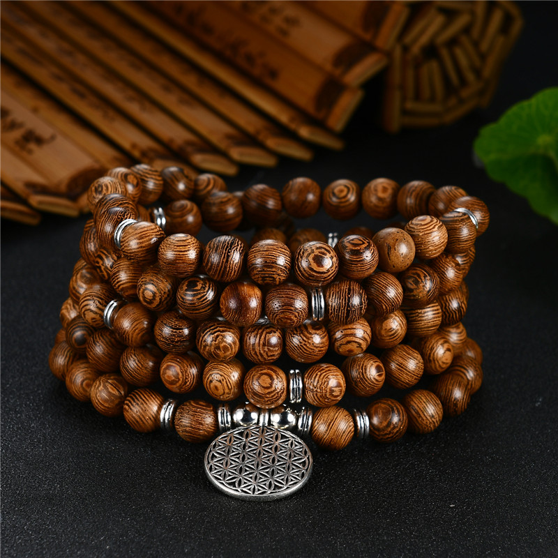 Pulsera de 108 Cuentas para Ho - Yoga Fitness Tracker reseña y precio
