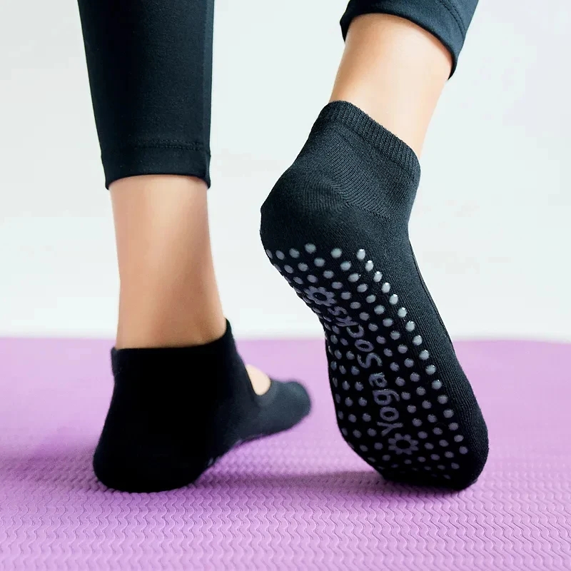 Calcetines de Yoga de alta cal - Yoga Fitness Women reseña y precio