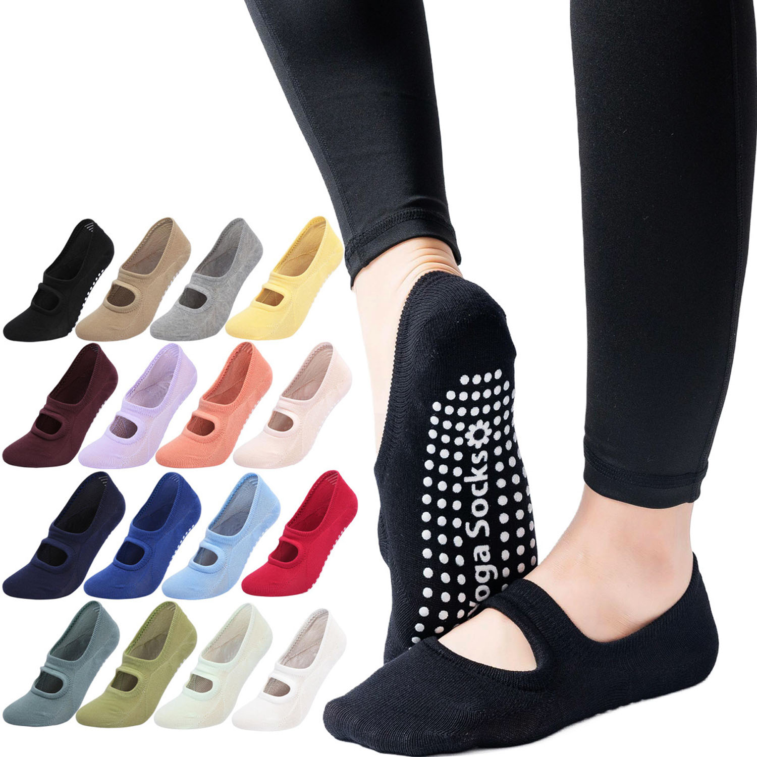 Calcetines de Yoga de Alta Cal - Yoga Fitness Women reseña y precio