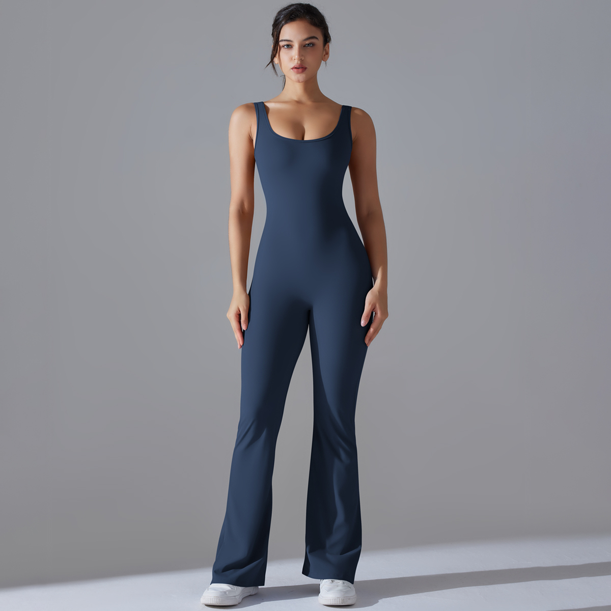 Mono Sexy con espalda en V par - Yoga Fitness Jumpsuit reseña y precio