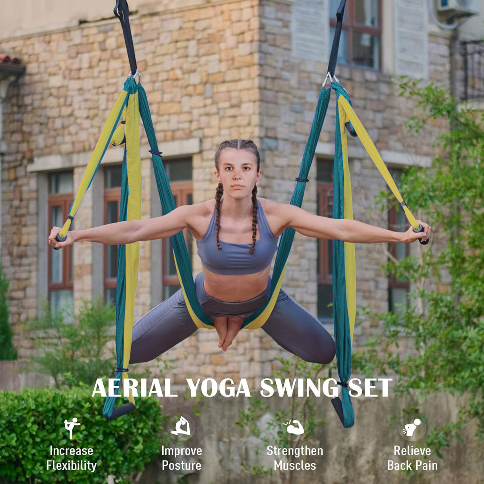 Гамак Для оги hamaca aérea de  - Yoga Swing Aerial reseña y precio