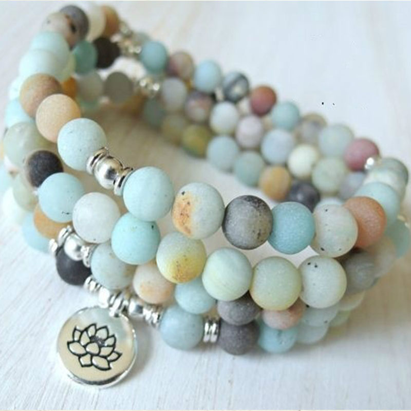 Collar de fluorita Mala 108, p - Yoga Fitness Tracker reseña y precio