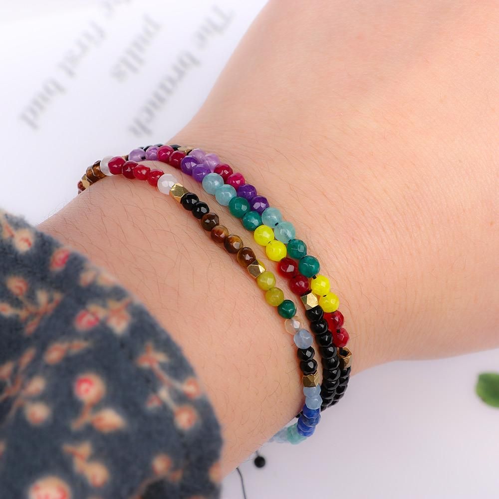 Pulsera de cuentas de piedra d - Yoga Fitness Tracker reseña y precio