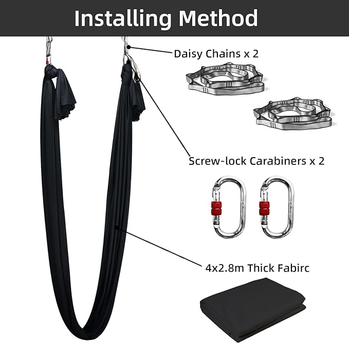 Hamaca de Yoga Aéreo de 8m, Pr - Yoga Swing Aerial reseña y precio