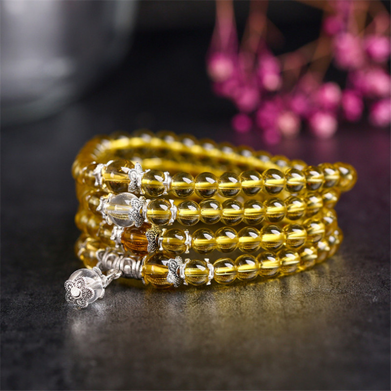 Pulsera de cuentas de cristal  - Yoga Fitness Tracker reseña y precio