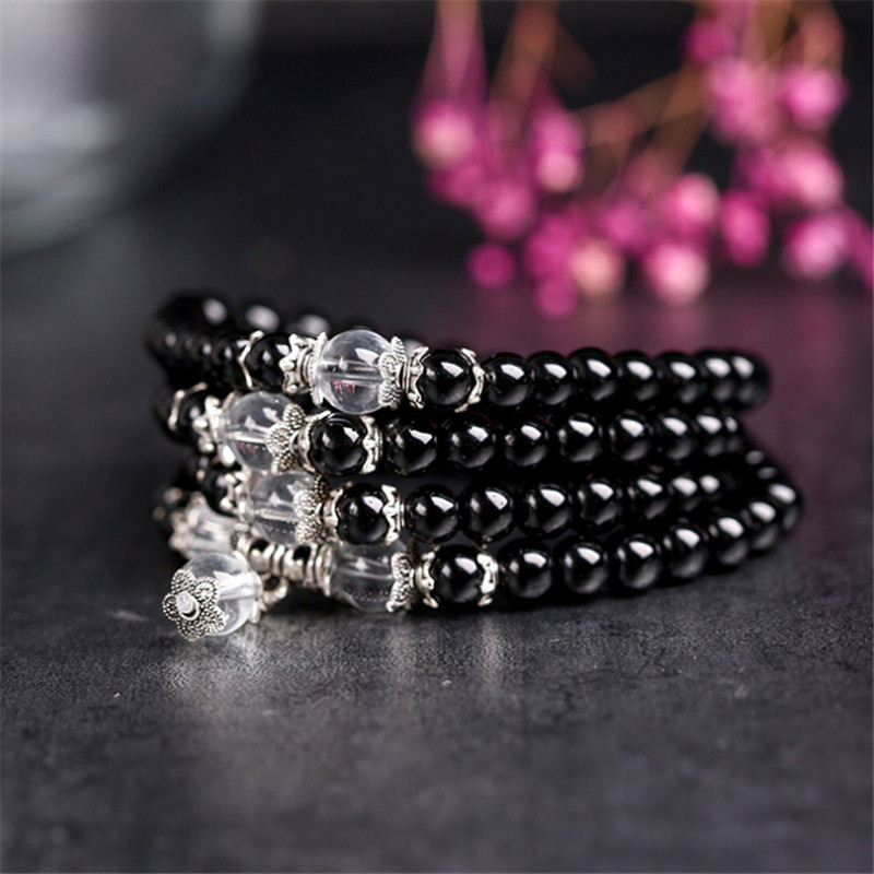 Pulsera de cuentas de cristal  - Yoga Fitness Tracker reseña y precio