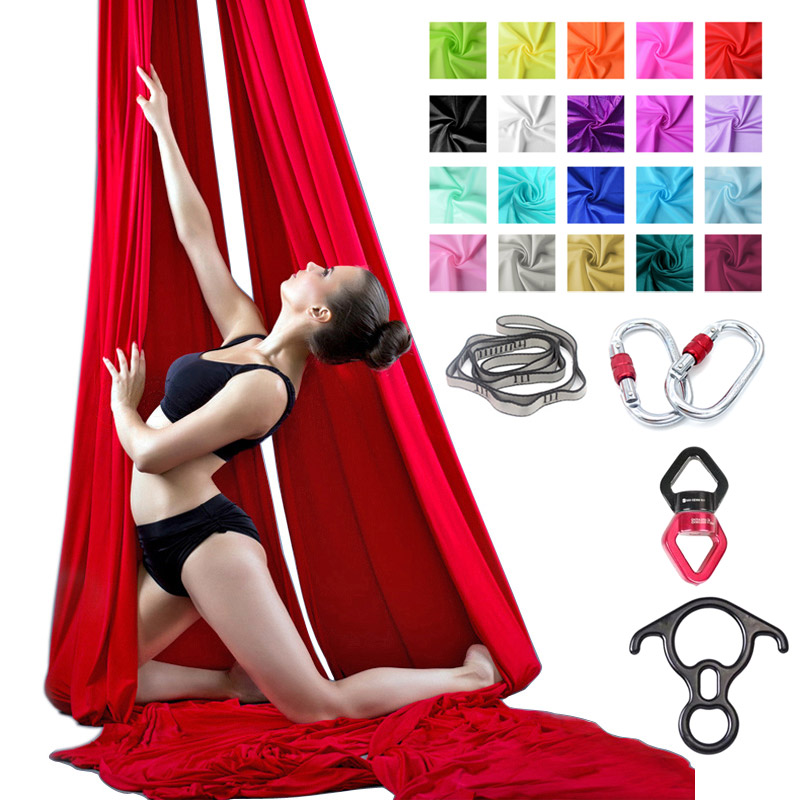Set de sedas para yoga aéreo d - Yoga Swing Aerial reseña y precio