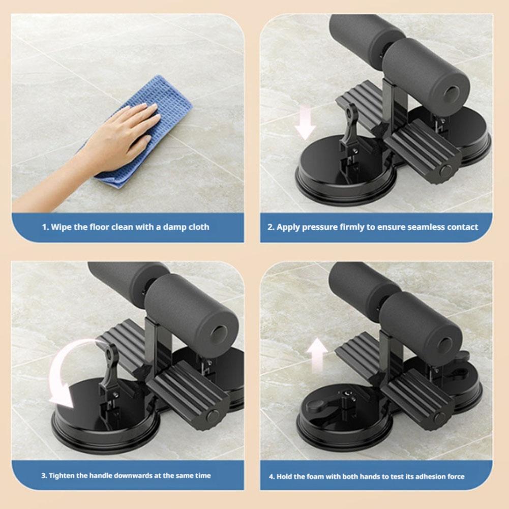 Soporte para Abdominales con 3 - Sit Up Bar Floor reseña y precio