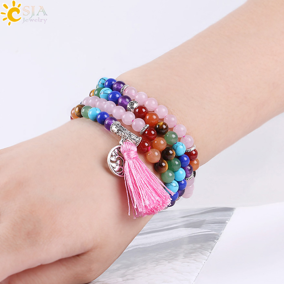 CSJA pulseras de amistad para  - Yoga Fitness Tracker reseña y precio