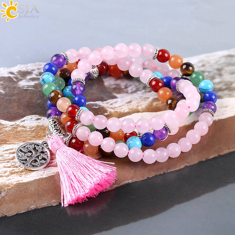 CSJA pulseras de amistad para  - Yoga Fitness Tracker reseña y precio