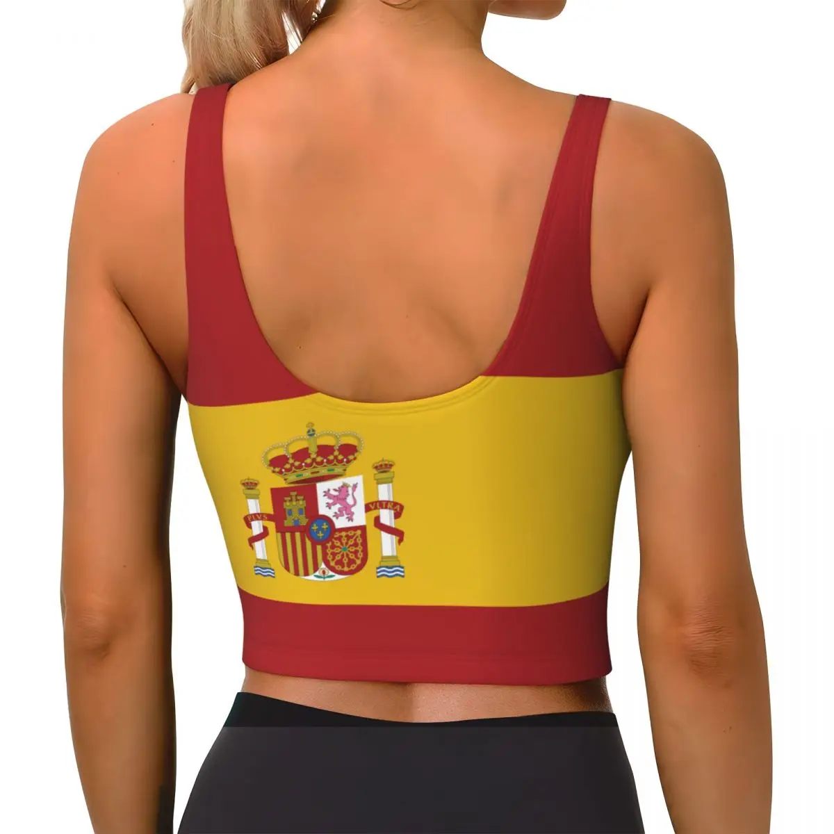 Tops básicos con bandera de Es - Yoga Fitness Women reseña y precio