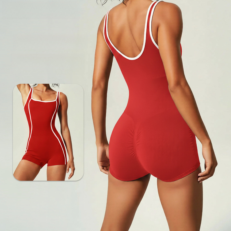 Mono deportivo de yoga con blo - Yoga Fitness Jumpsuit reseña y precio