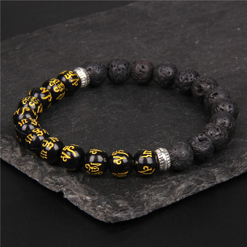 Pulsera de cuentas de piedra d - Yoga Fitness Tracker reseña y precio