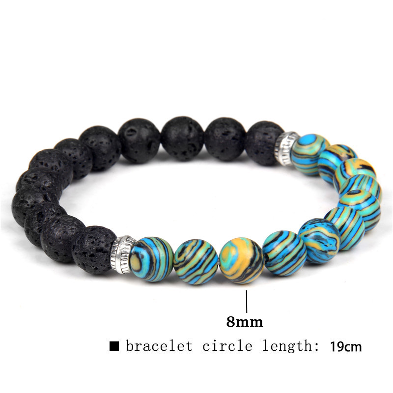 Pulsera de cuentas de piedra d - Yoga Fitness Tracker reseña y precio