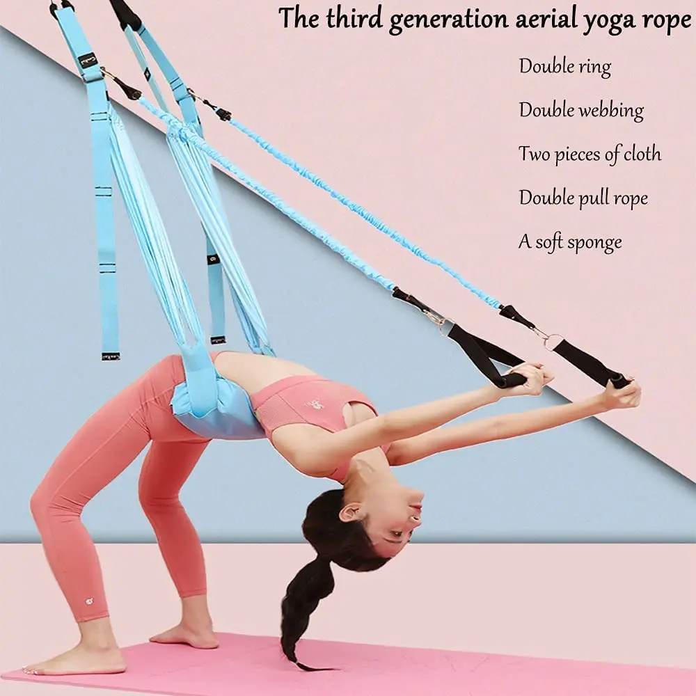 Correa de Yoga aérea ajustable - Yoga Swing Aerial reseña y precio